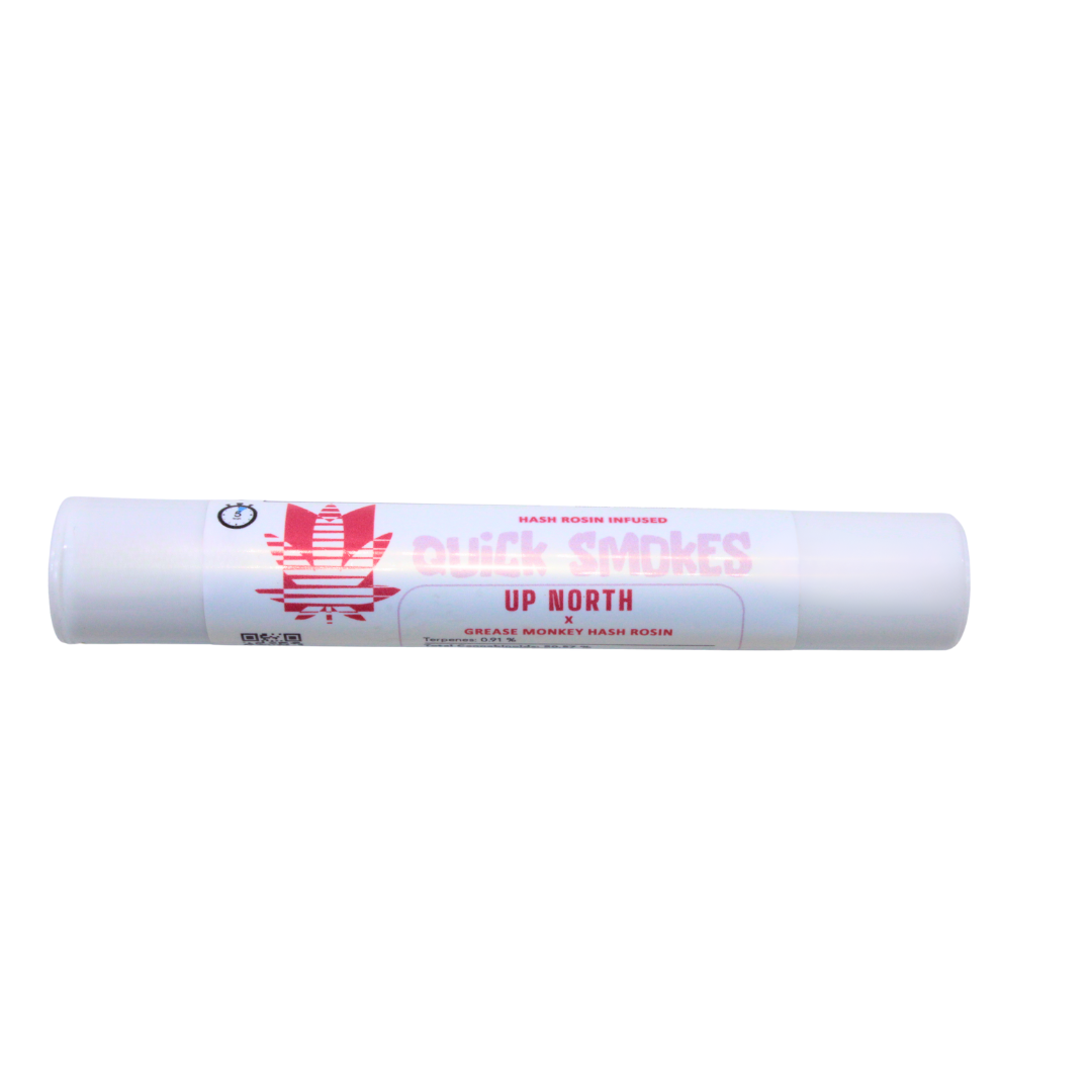 Photograph of product: Quick Smokes - Rosin Infused Pre-Roll - Up North