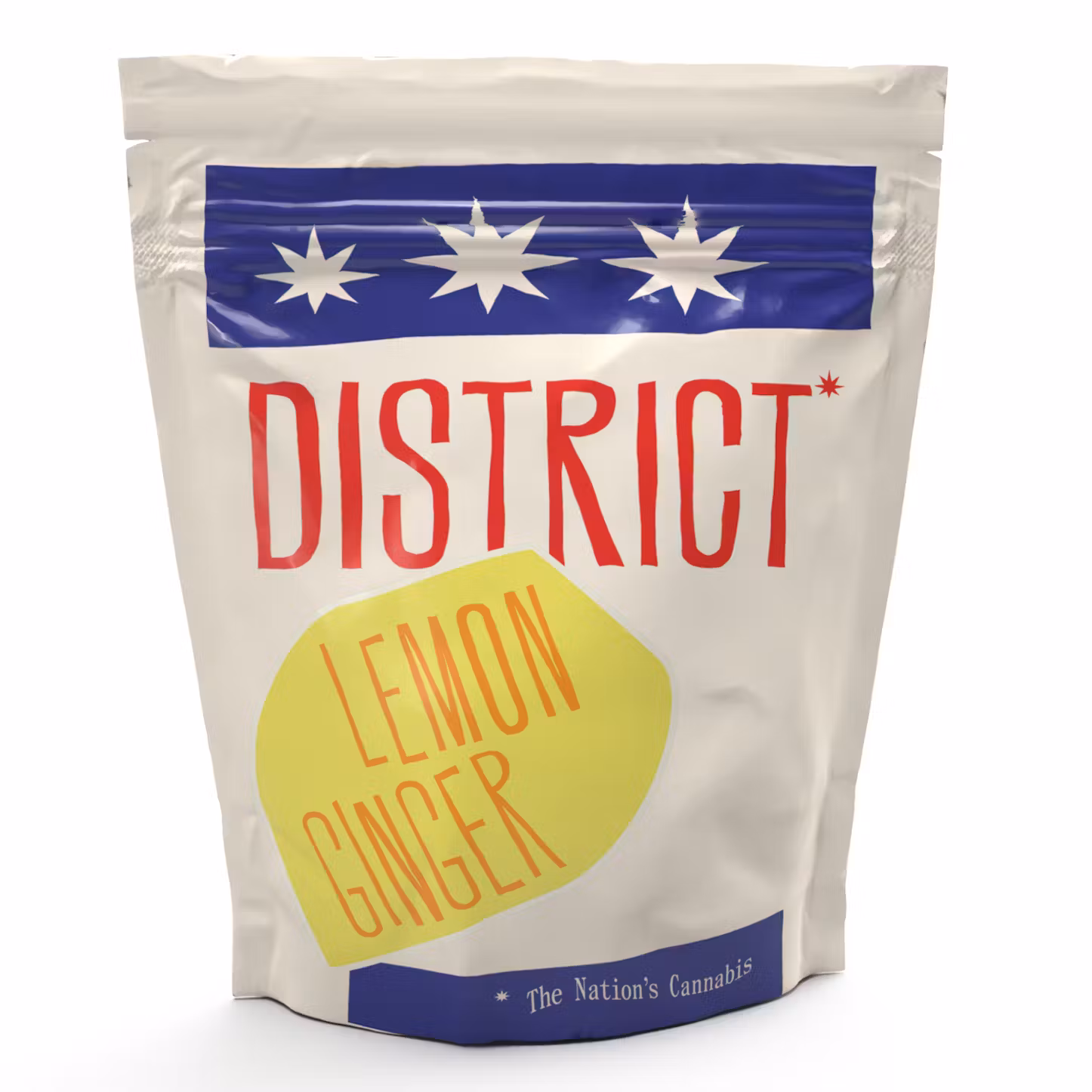 Photograph of Product: Lemon Ginger THC Only Lozenges 21mg x 10ct.