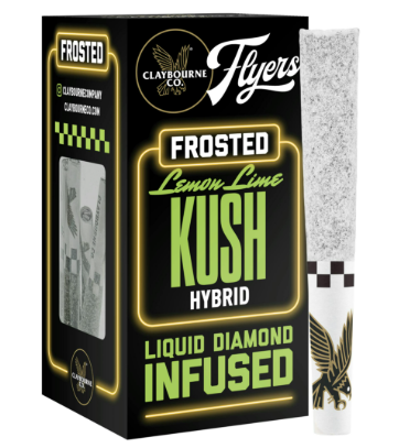 Photograph of product: Frosted Lemon Lime Kush Infused PreRoll 3 pack