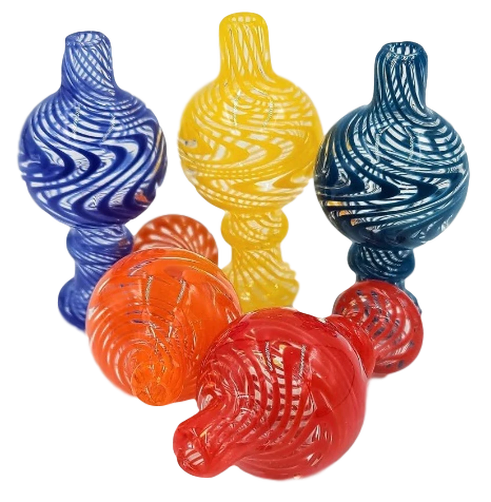 Photograph of product: Flat Top Spiral Bubble Carb Cap