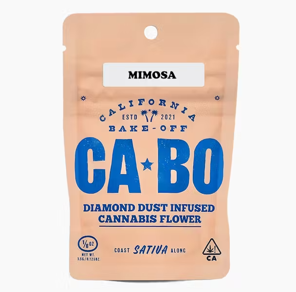 Photograph of product: CABO Mimosa Oui'd Diamond Infused Flower 3.5g