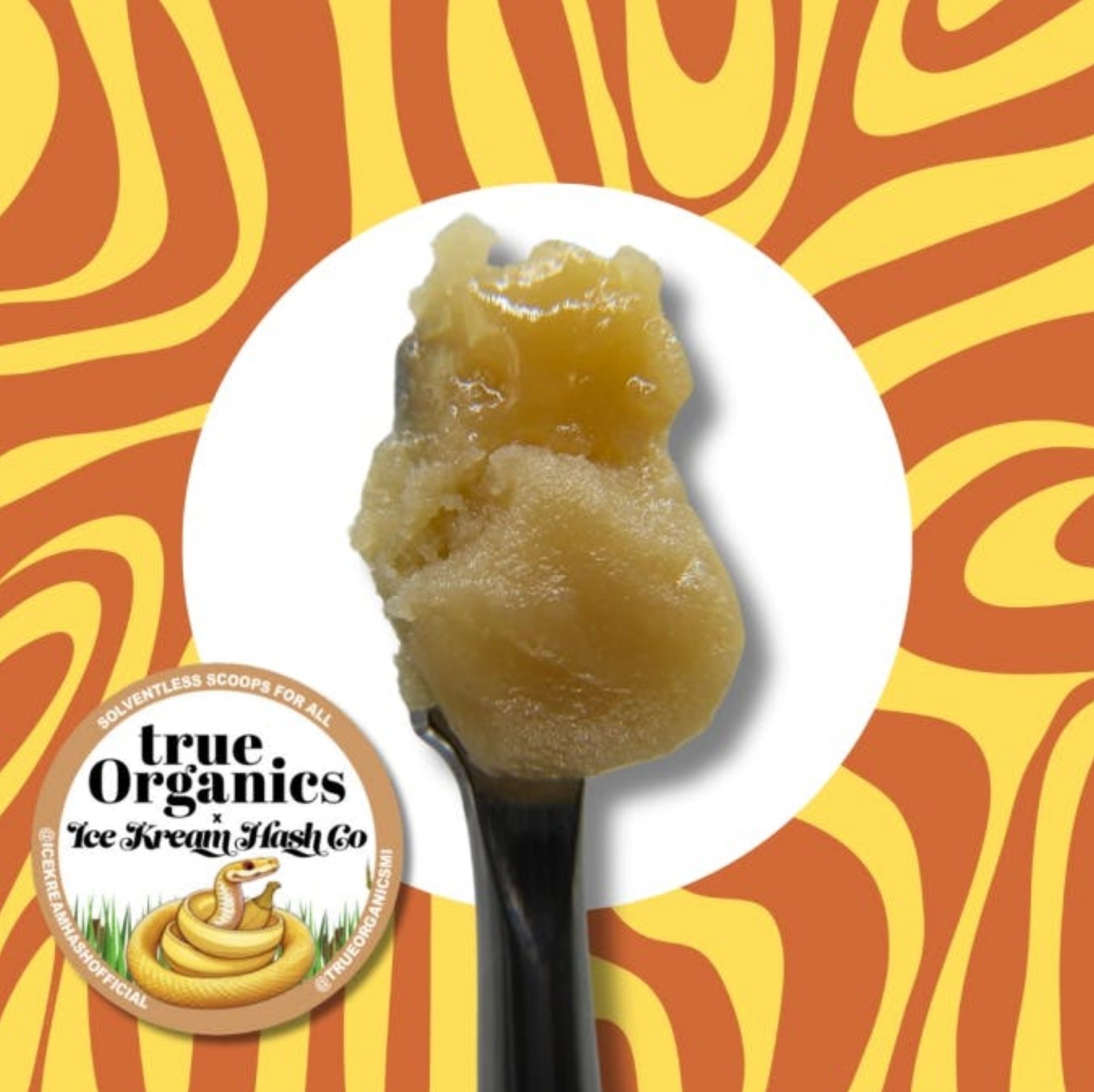 Photograph of product: Ice Kream au chocolat Co - Bananaconda Live Rosin 1g | 3/$100