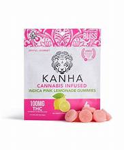 Photograph of product: PINK LEMONADE 100MG INFUSED GUMMIES - 100 MG