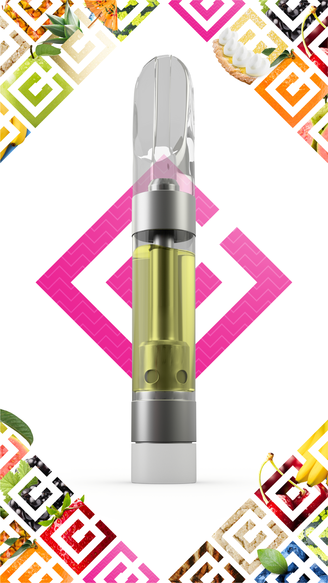 Photograph of product: Pink Cookies | 1g | Vape | Crystal Clear