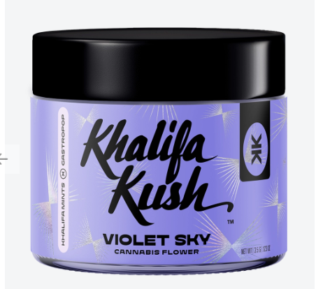 Photograph of product: Khalifa Kush Violet Sky 3.5g