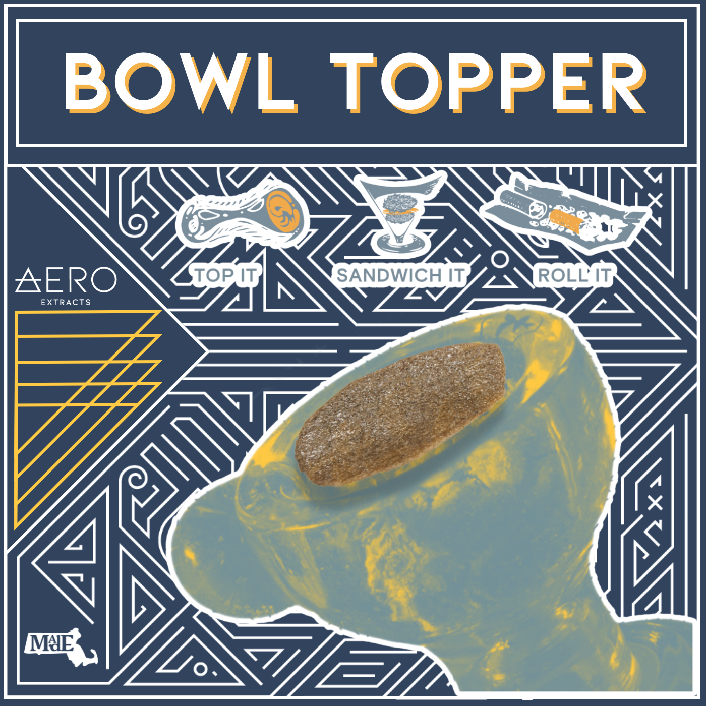 Photograph of product: Bowl Topper I au chocolat Paper | .2G