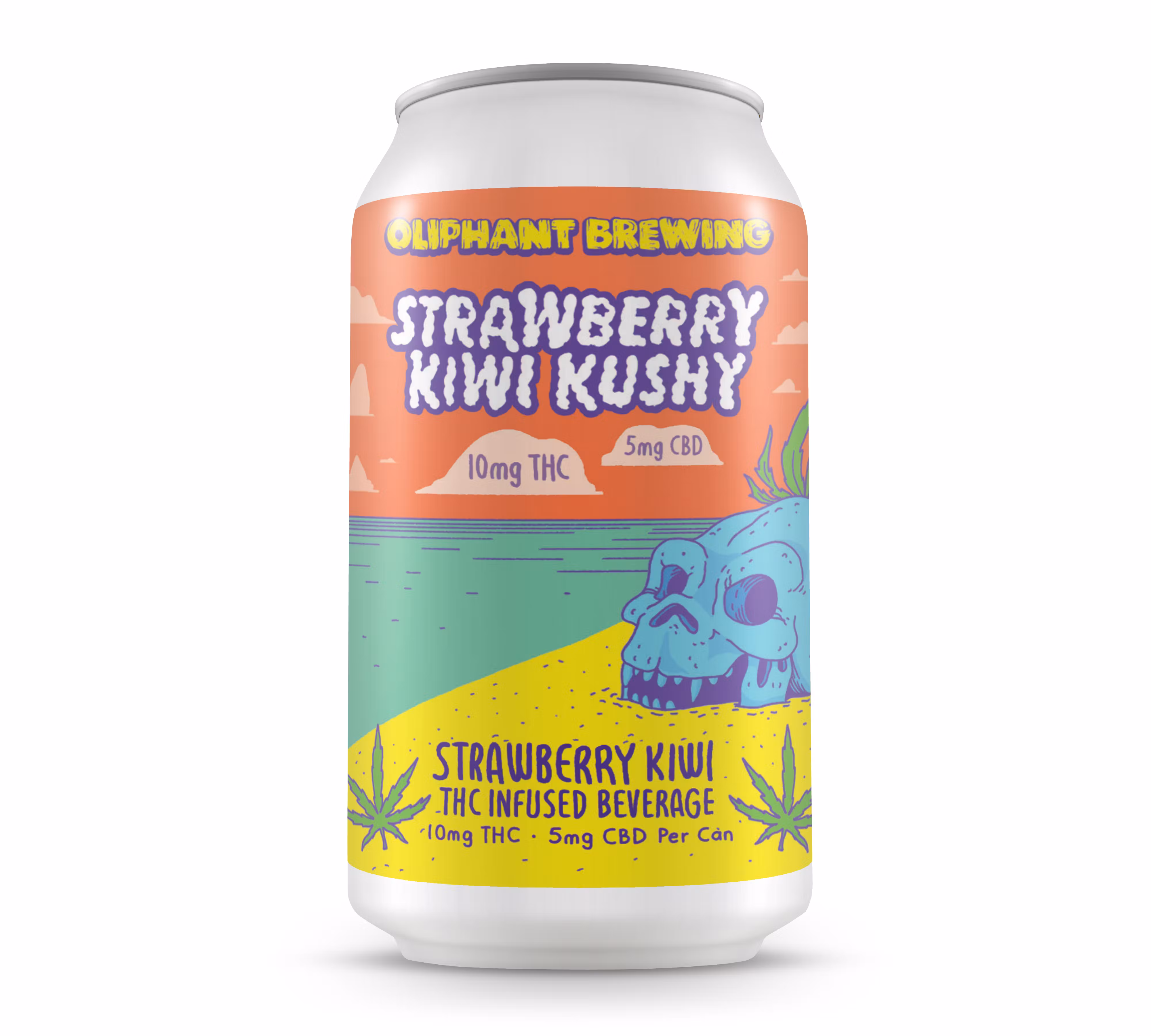 Photograph of product: Strawberry Kiwi Kushy | 10mg | 5mg CBD | 4pk