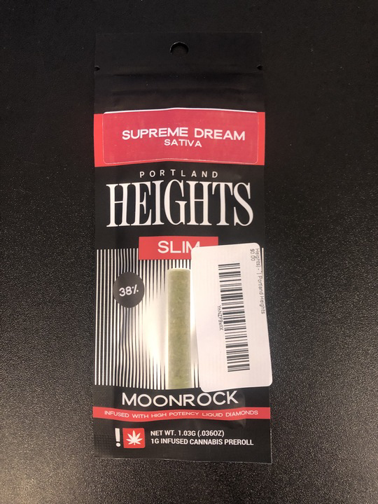 Photograph of product: Pre-Roll 1g Moonrock Slims Supreme Dream (Portland Heights)