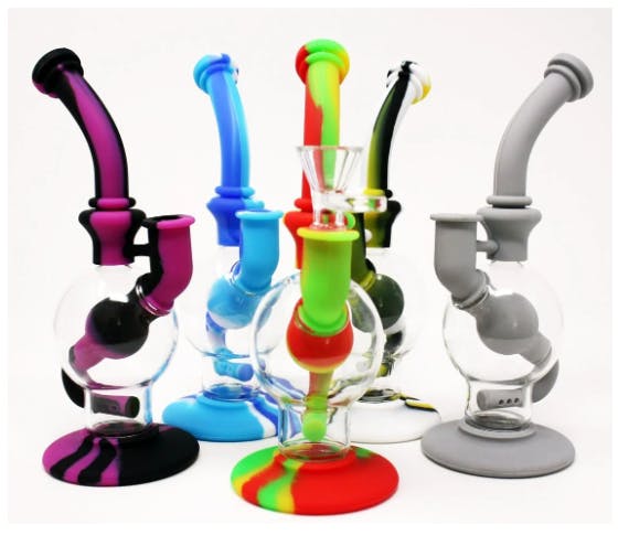 Photograph of product: Large Silicone Water Pipe - 