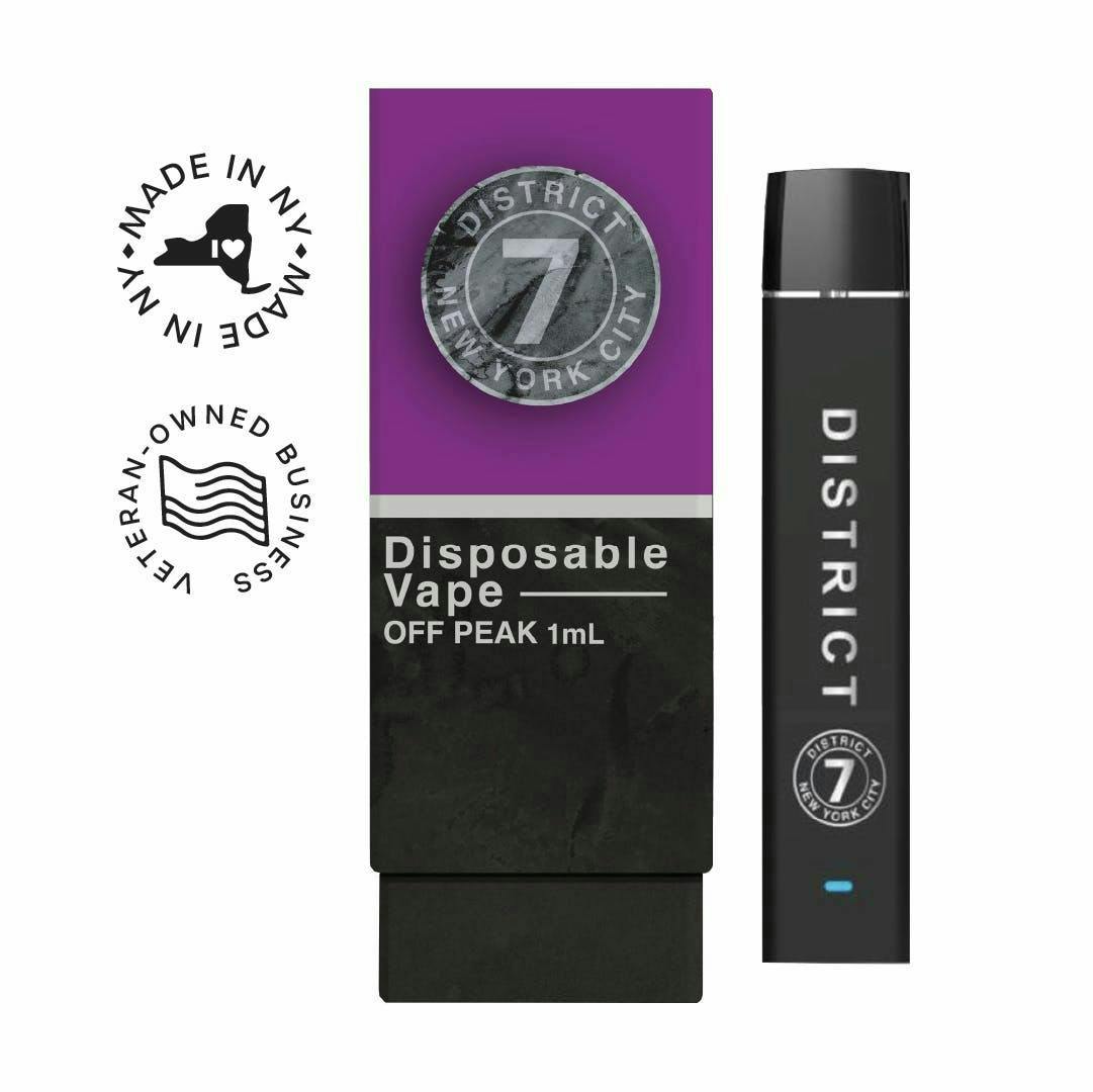 Photograph of product: District 7 | Granddaddy Purple | Vape