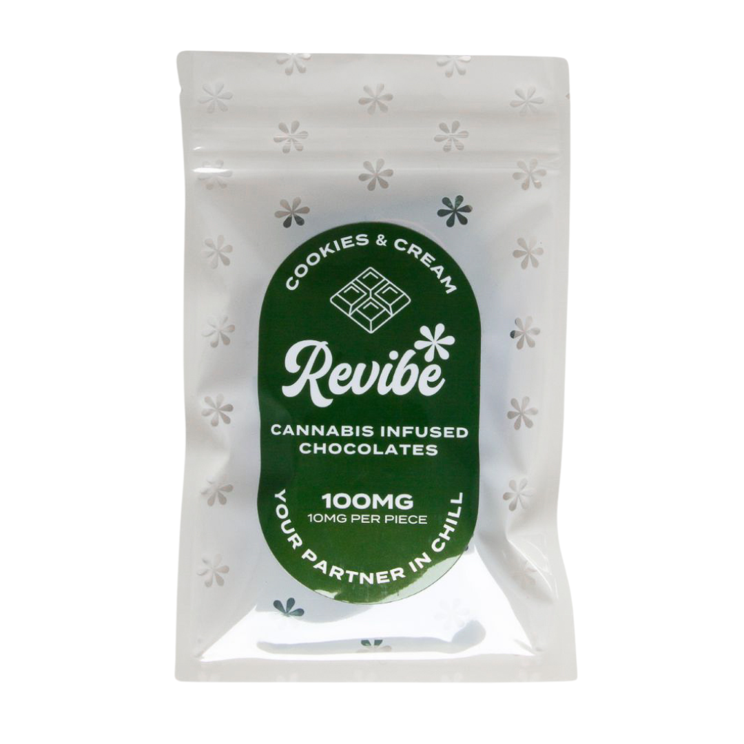 Photograph of product: Revibe - Cookies & Cream Chocolate - 100mg