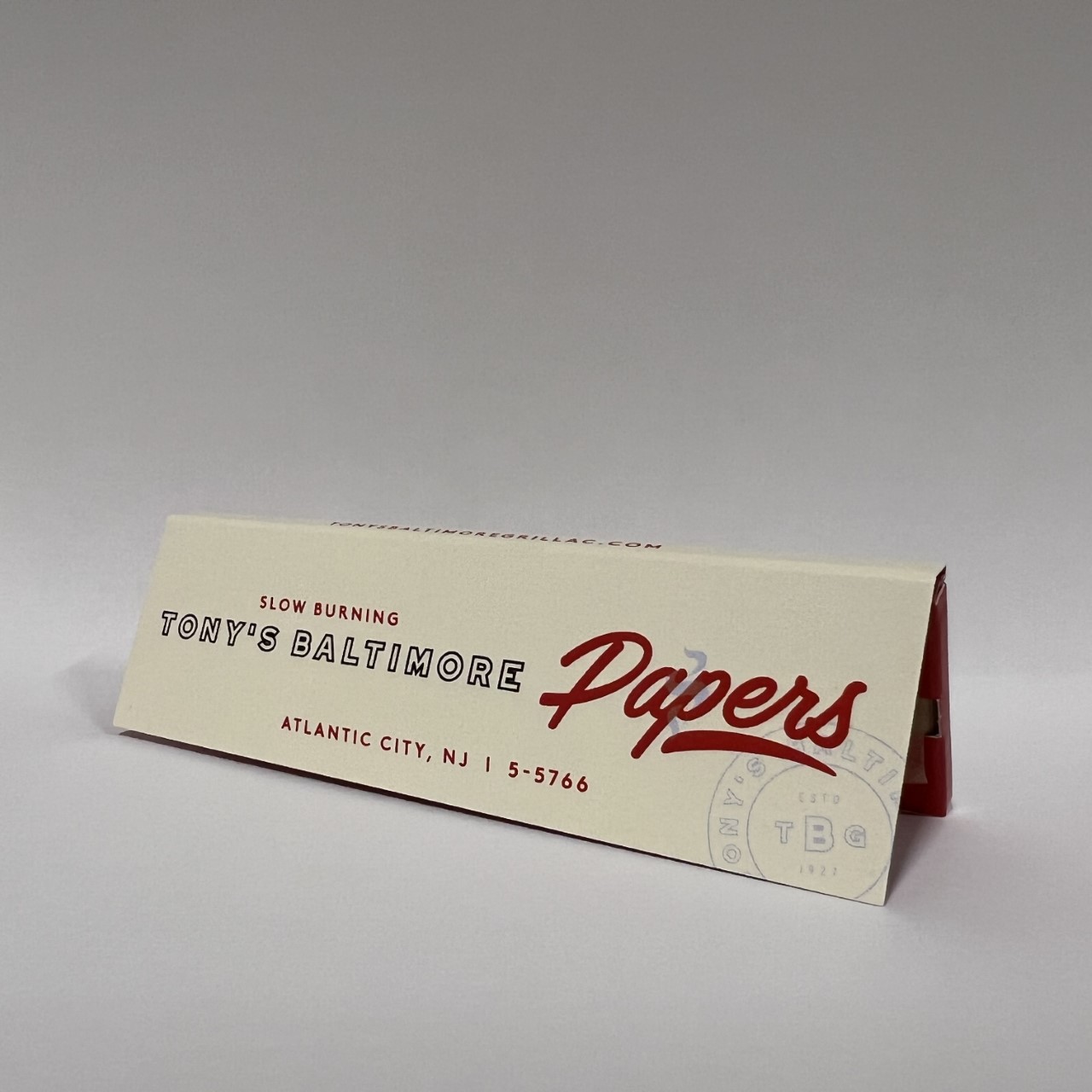Photograph of product: TBG Slowing Burning Papers