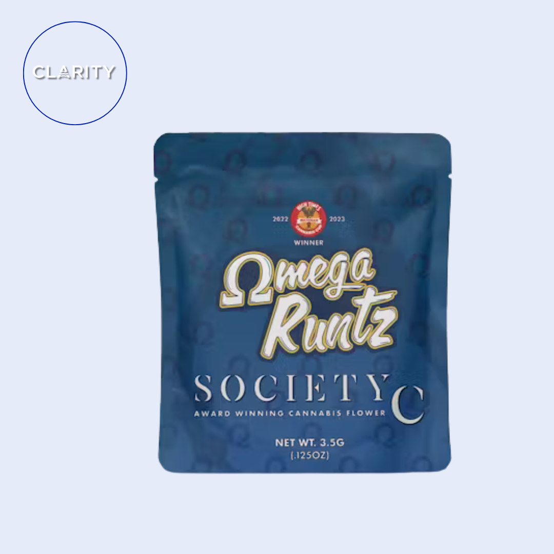Photograph of product: Society C Prepackaged Flower | Omega Runtz - 3.5g