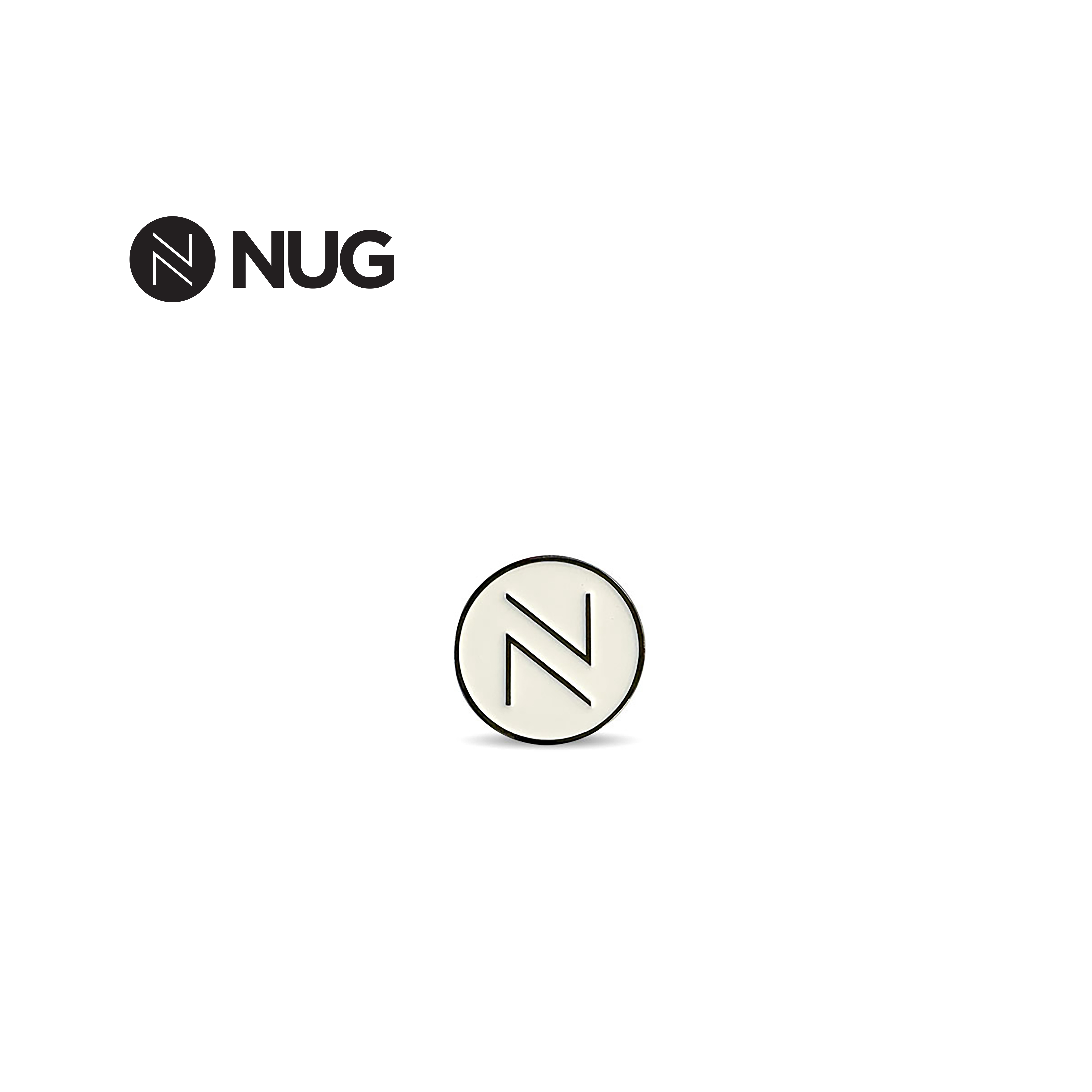 Photograph of product: NUG ENAMEL PIN