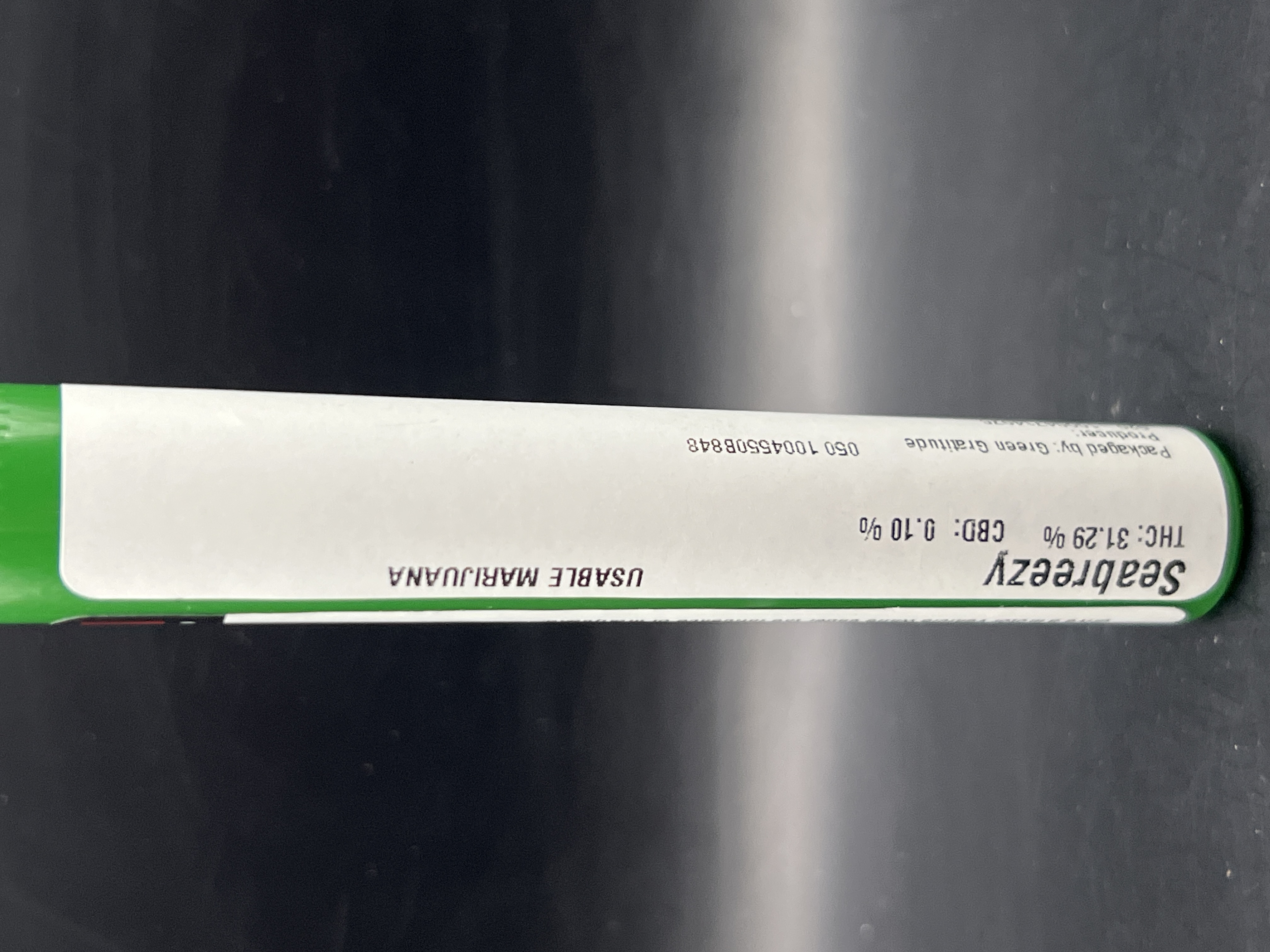 Photograph of product: Seabreezy (Upcountry Oui'd) 31.29% Pre-roll