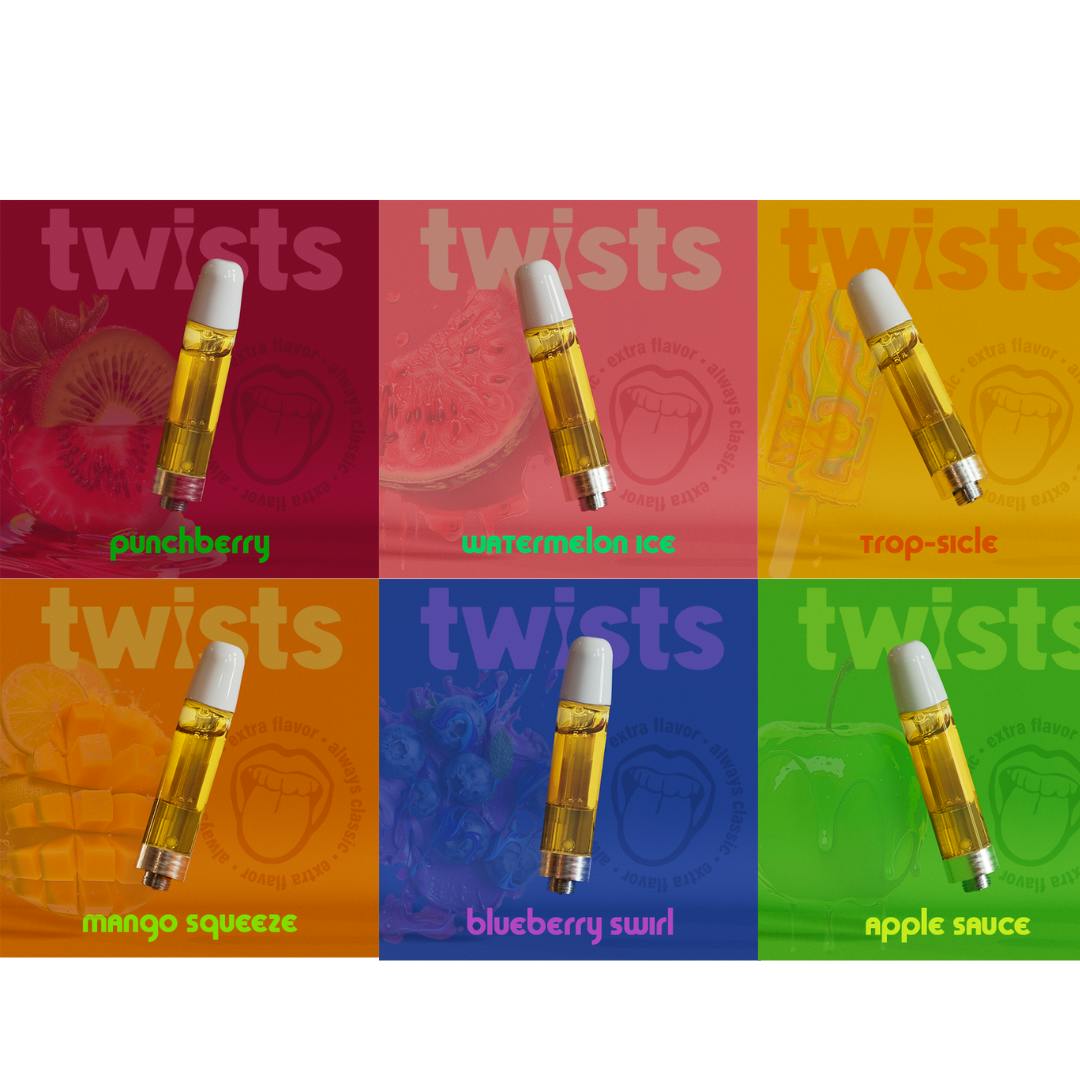Photograph of product: Oil Twists Cartridge 1g