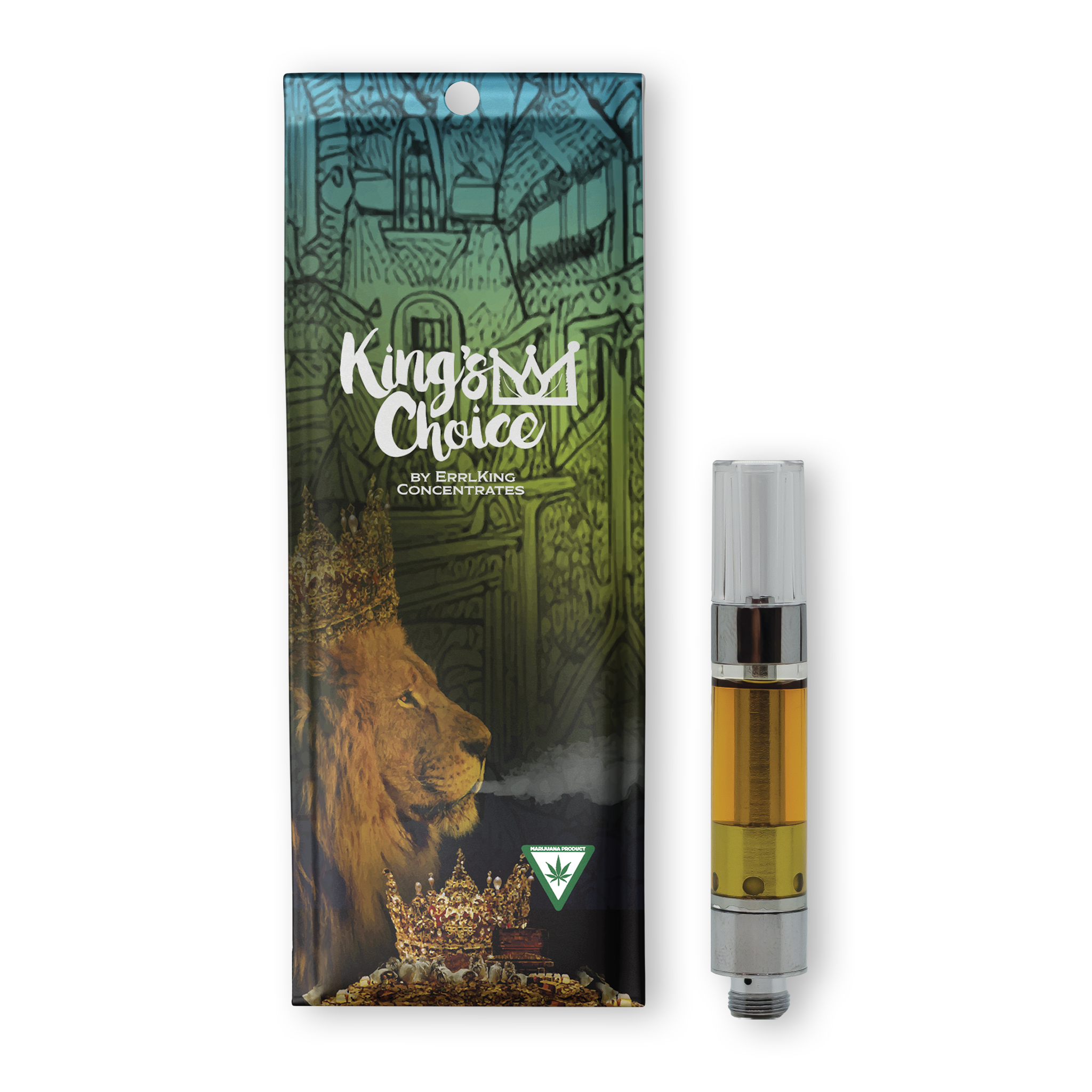 Photograph of Product: King's Choice - 510 Vape Cart - 1g - Blue Dream