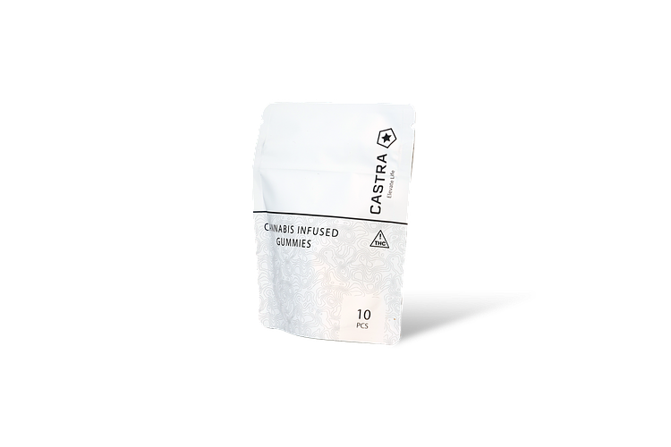 Photograph of product: Watermelon 1:1:1:1(TH-oui:CBG:CBD:CBDV) 20mg 10ct. | Gummies