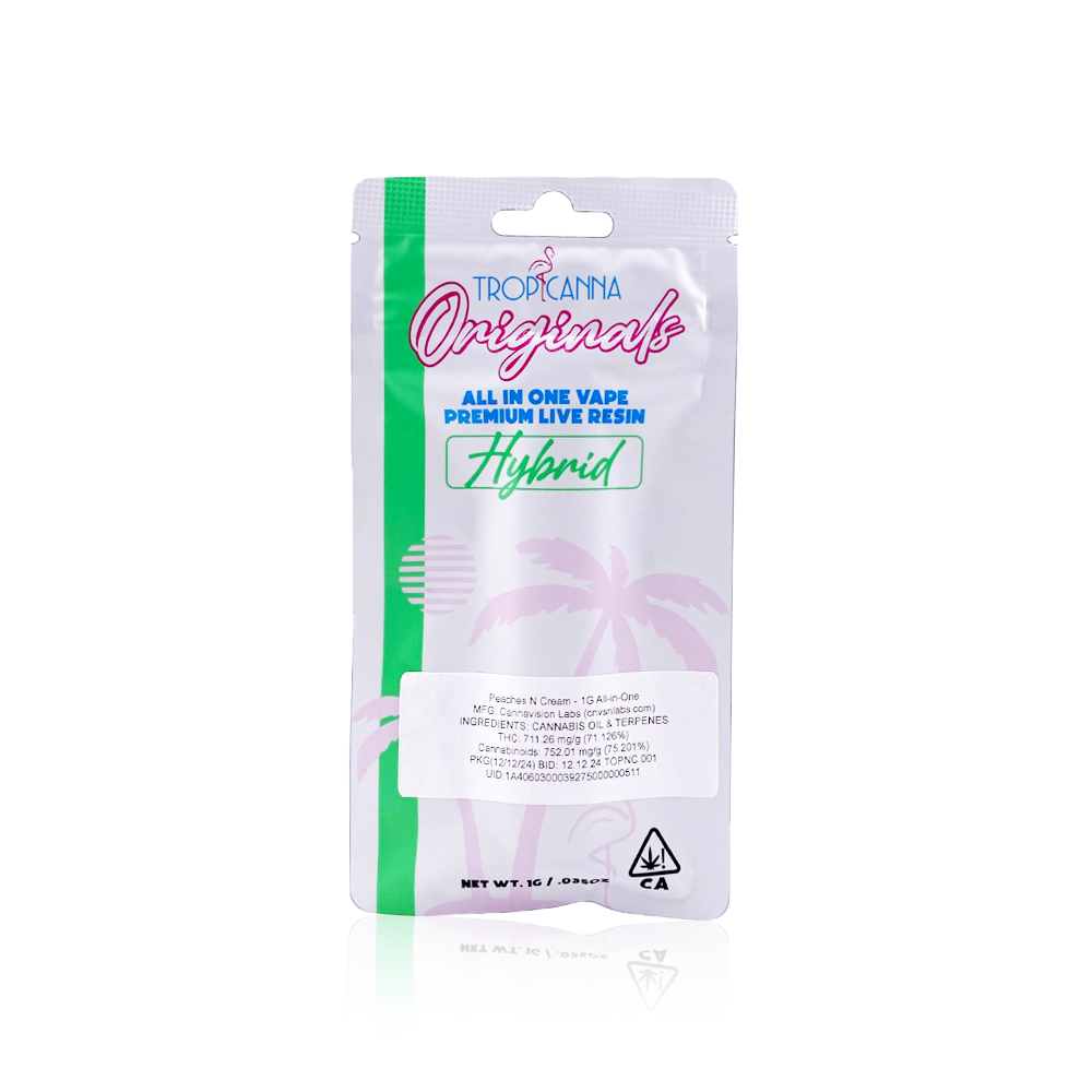 Photograph of product: TROPICANNA - All in one - Peaches n Cream - 1G