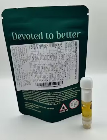 Photograph of product: Purple Mercury | Live Rosin | 0.5g Cartridge