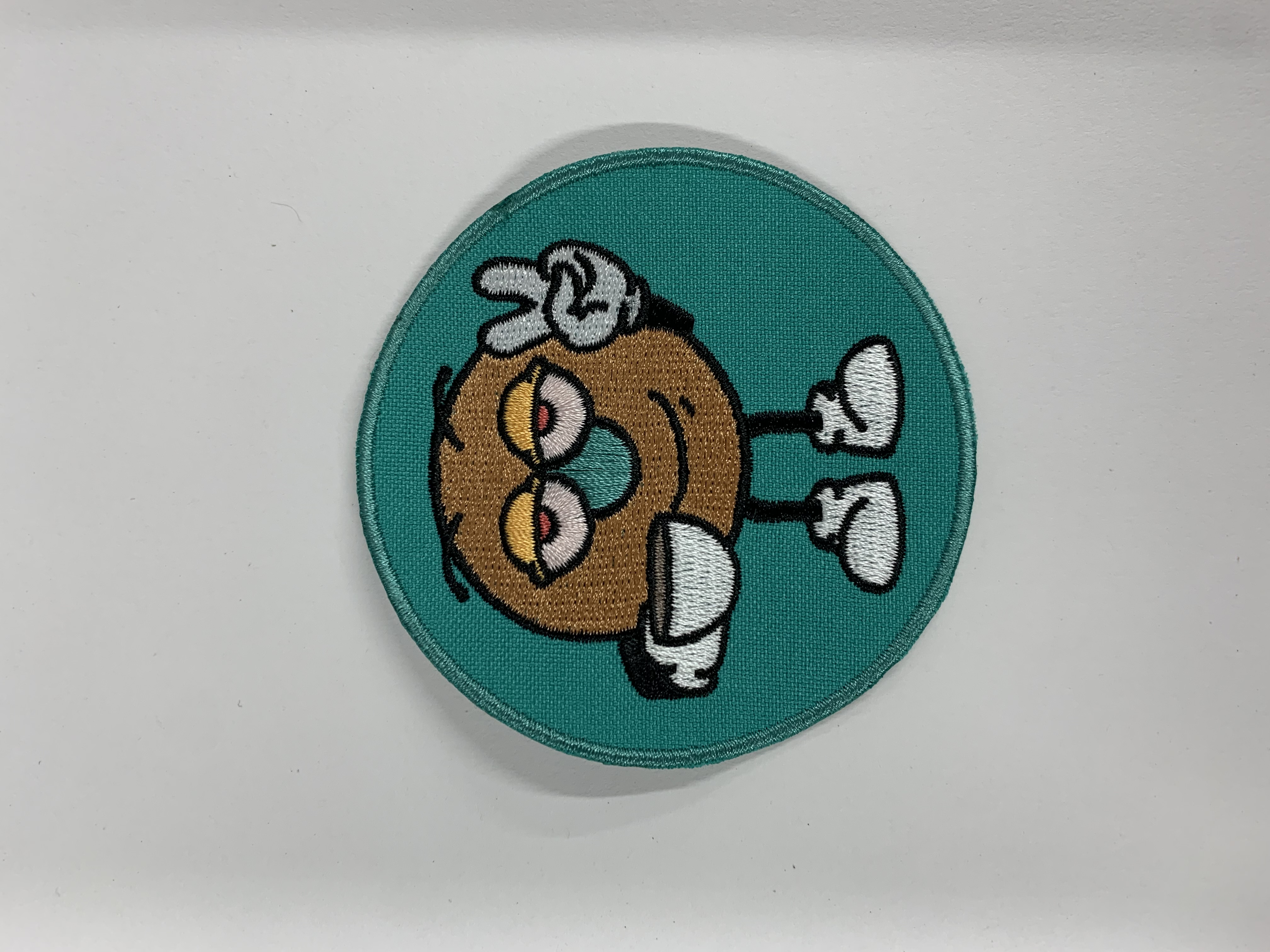 Photograph of product: Glazed Gear - Oui'dy Round Fabric Patch