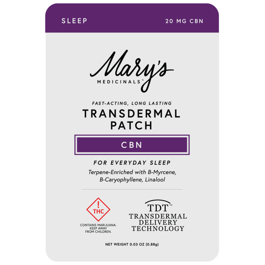 Photograph of product: Mary's Medicinals CBN Patch