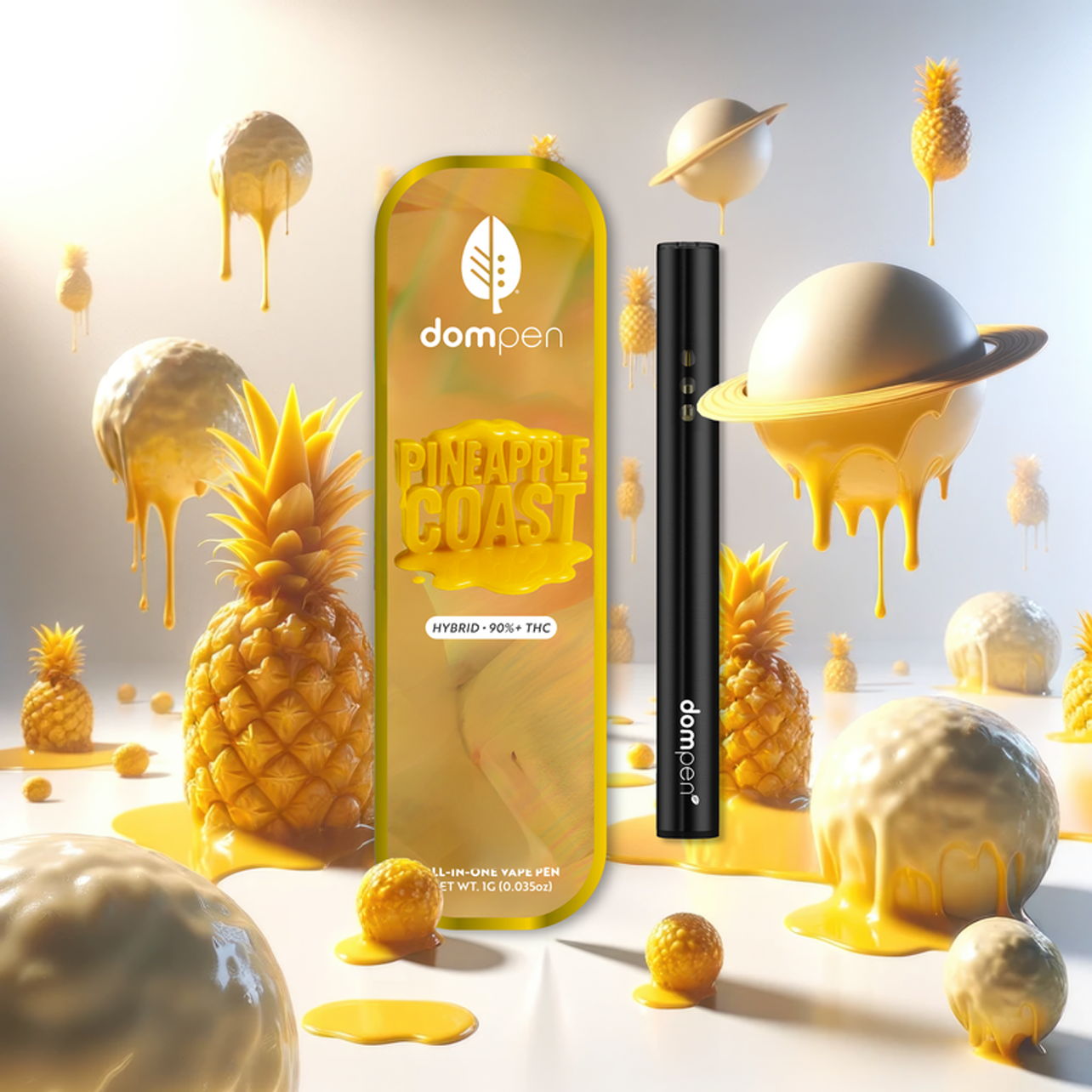 Photograph of product: DP Pineapple Coast 1.0g Vape Disposable $45