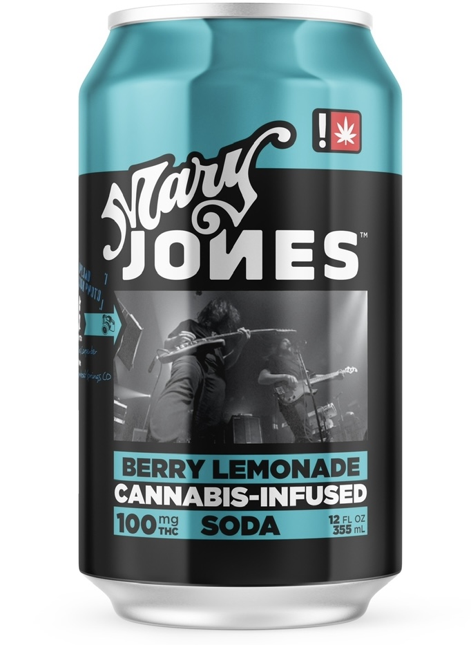 Photograph of product: Mary Jones Sodas Berry Lemonade 100mg