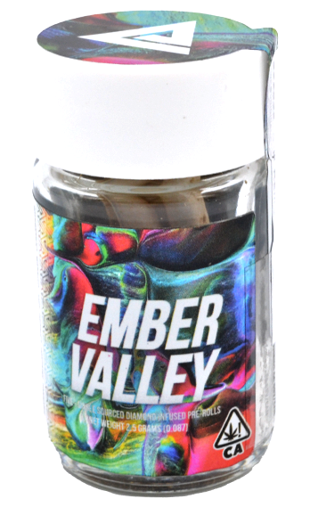 Photograph of product: Ember Valley | Mystery Fruit | 2.5G 5PK Infused Prerolls