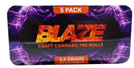 Photograph of product: Moon Blend | Prerolls | 5pk 3.5g