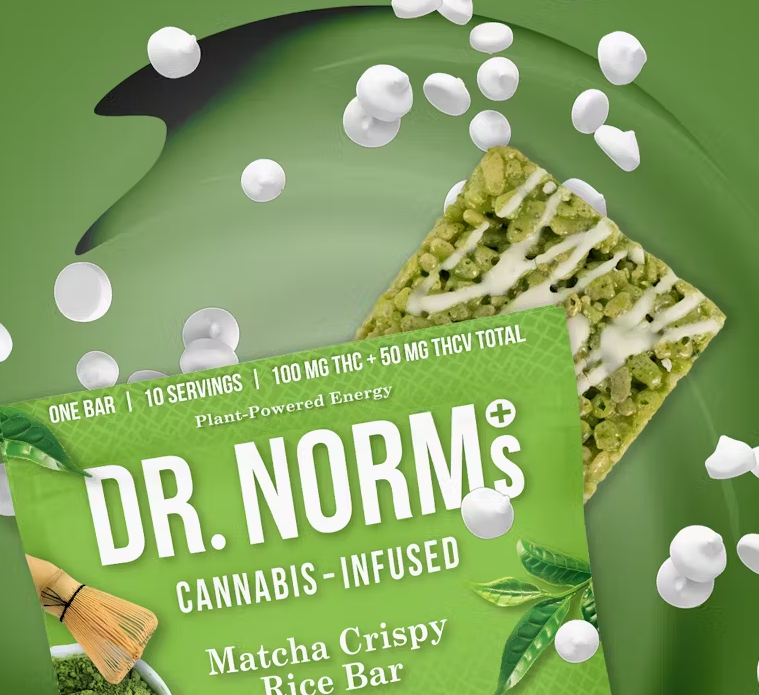 Photograph of product: MATCHA | CRISPY RICE BAR | 100MG