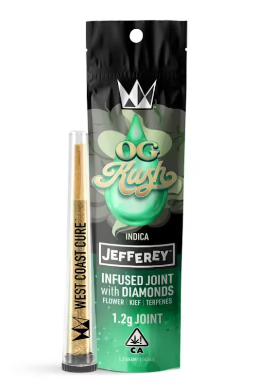 Photograph of product: OG KUSH 1.2G INFUSED PREROLL