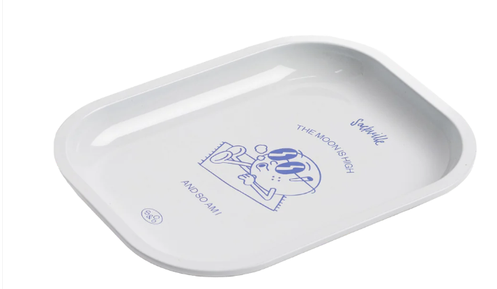 Photograph of product: Sackville Mini Rolling Tray White Sunbather