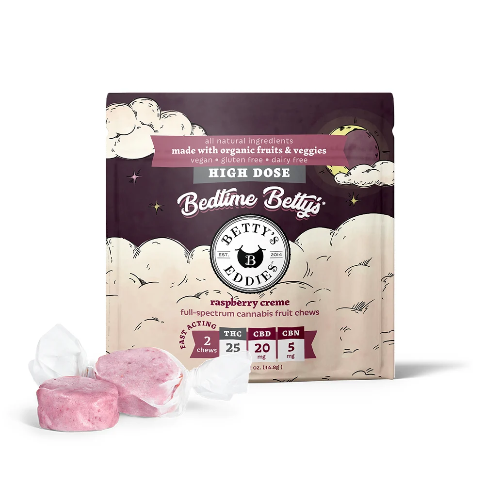 Photograph of product: Raspberry Creme 1:2:1 TH-oui/CBD/CBN [2 Pack | 5mg/ea]
