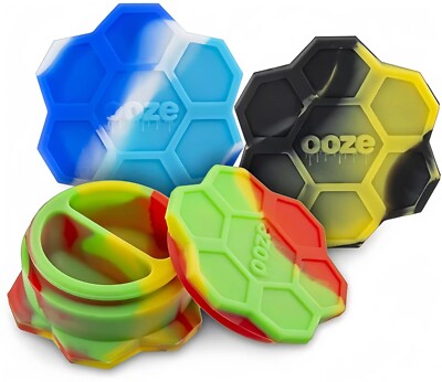Photograph of product: Ooze | Assorted | Honey Pot Silicone Containers