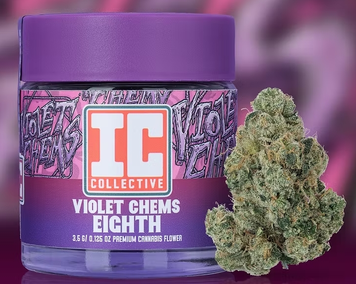Photograph of product: IC Collective - Flower - Violet Chems (H) - 3.5g