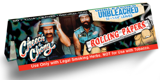 Photograph of product: Cheech and Chong - Unbleached - 1 1/4" Rolling Papers