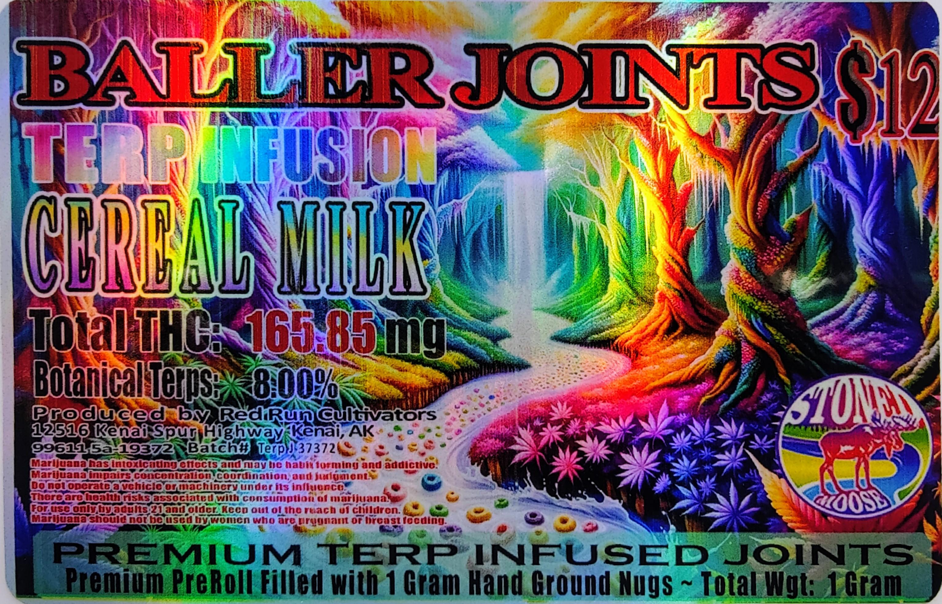 Photograph of product: Baller Joint Terp Infused (Cereal Milk) 1g
