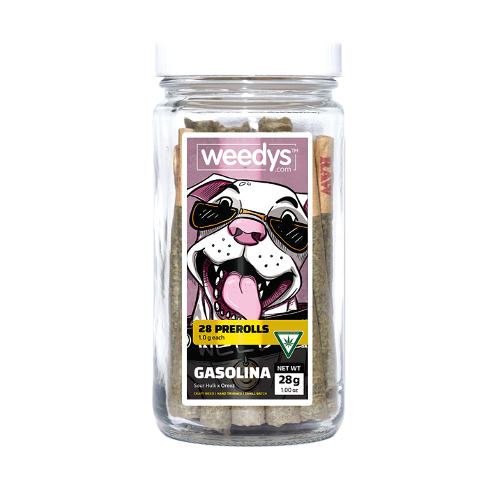 Photograph of product: Gasolina | 28g | Preroll Jar