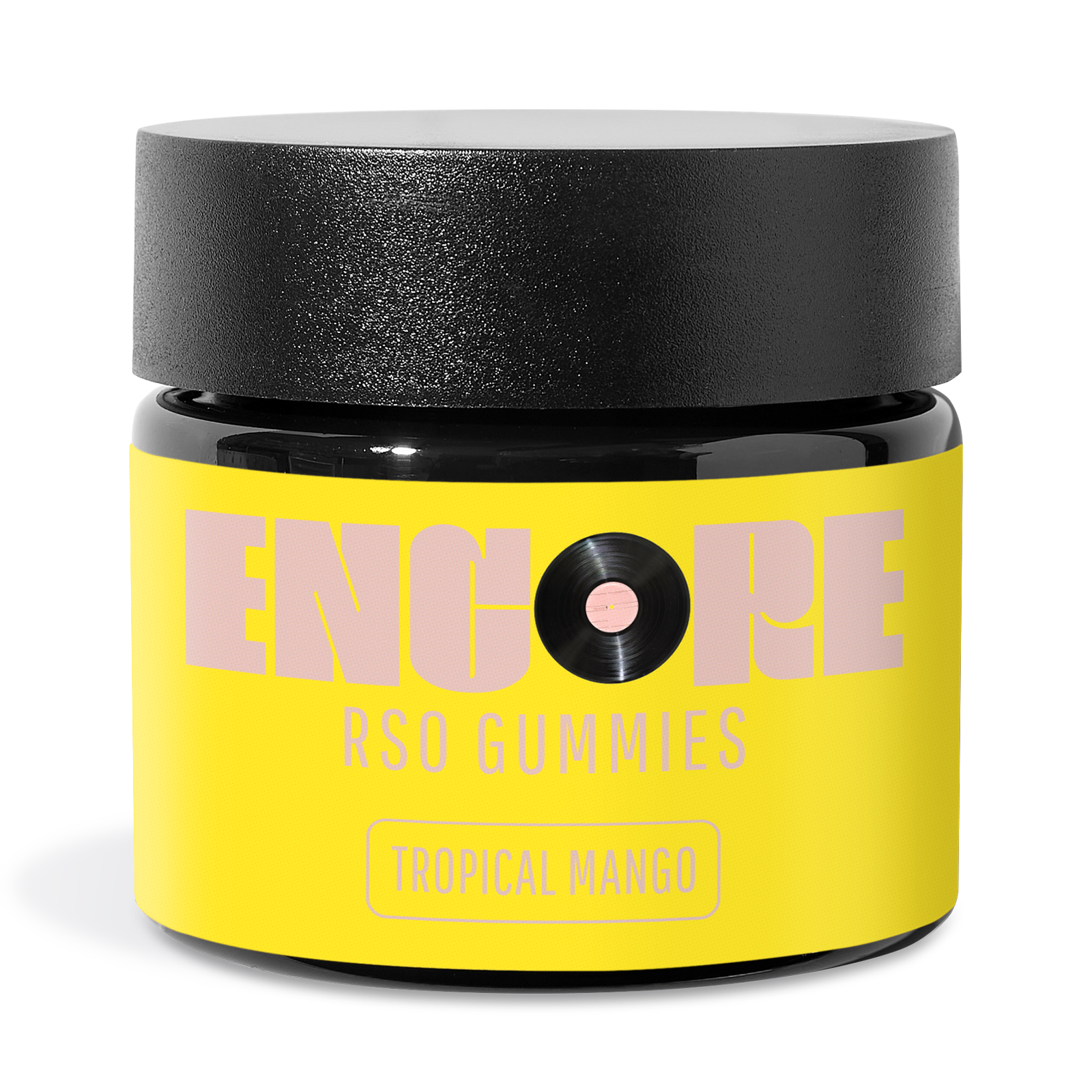 Photograph of product: ENCORE Gummies 100mg RSO: Mango 10pc