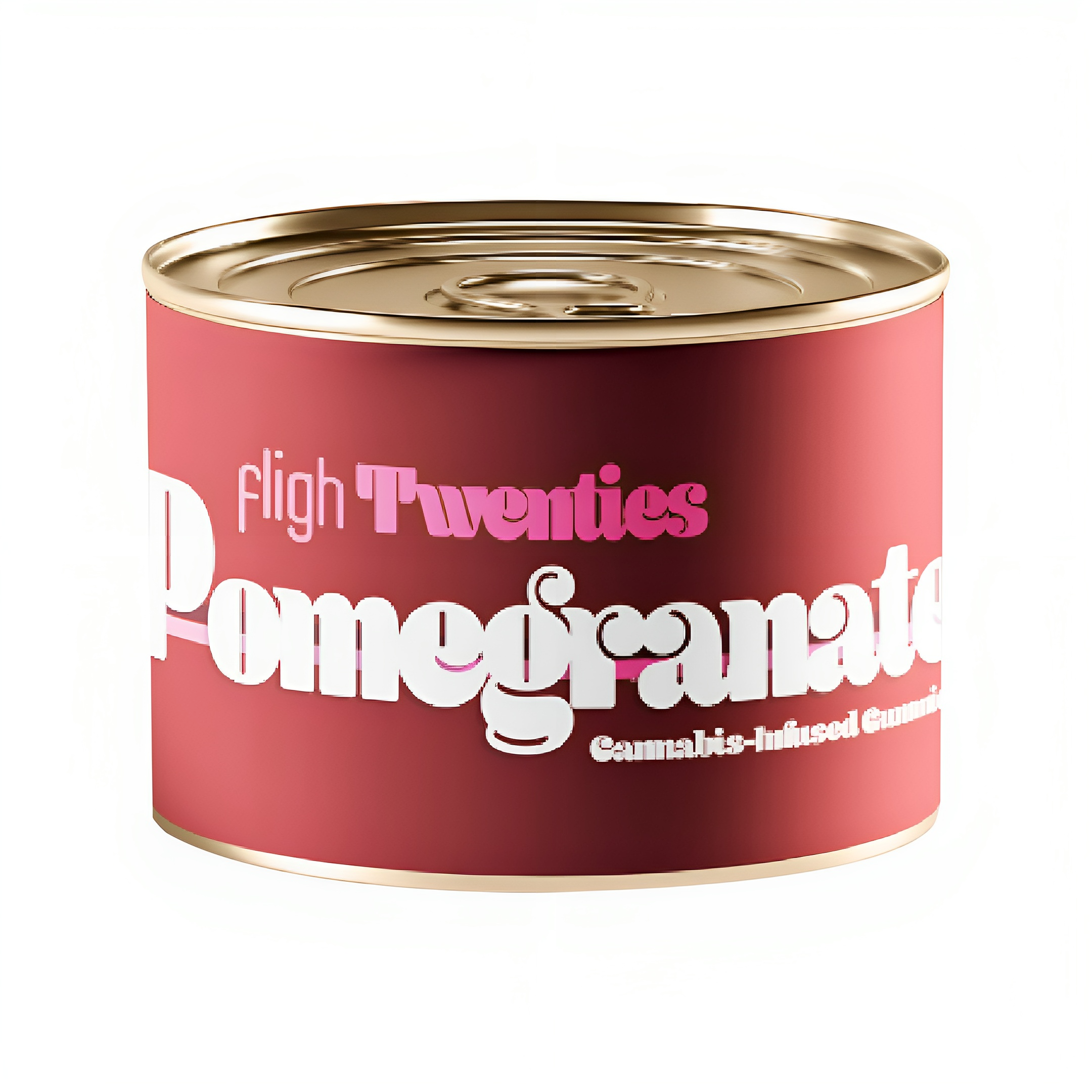 Photograph of product: Fligh 100mg Gummies - Pomegrante (H)