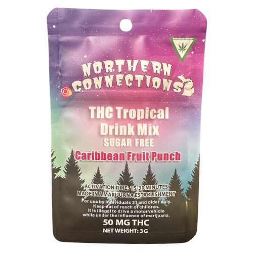 Photograph of product: Northern Connections Caribbean Fruit Punch Sugar Free Dissolvable Drink Mix 50mg TH-oui
