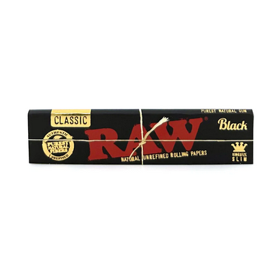 Photograph of product: Classic Black Slim King Size -Rolling Papers (32pk)
