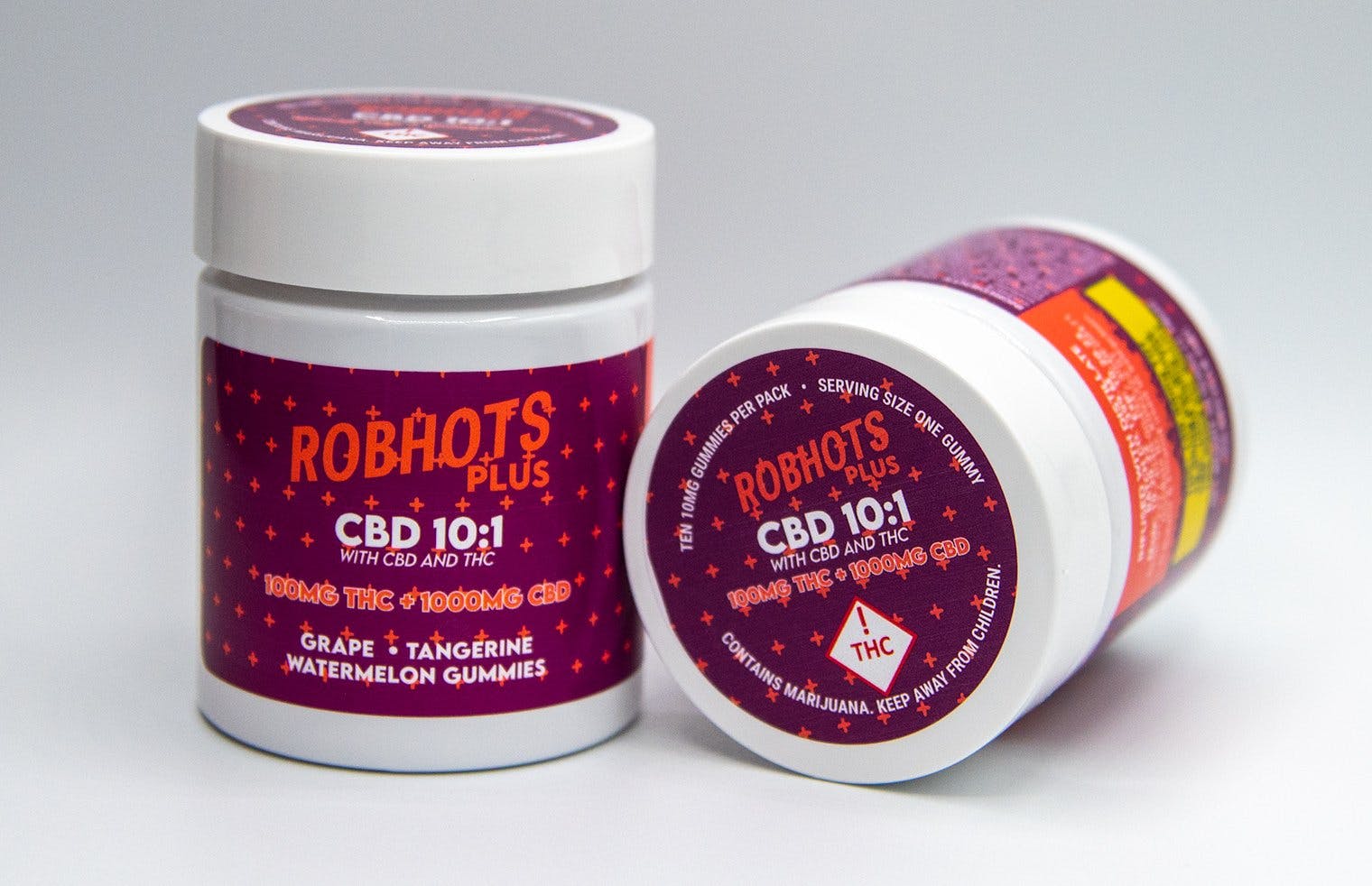 Photograph of product: Robhots - 10:1  (1000mg CBD/100mg TH-oui)