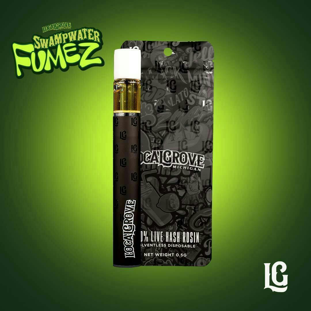 Photograph of product: Local Grove Live Rosin Disposable | Swamp Water Fumez