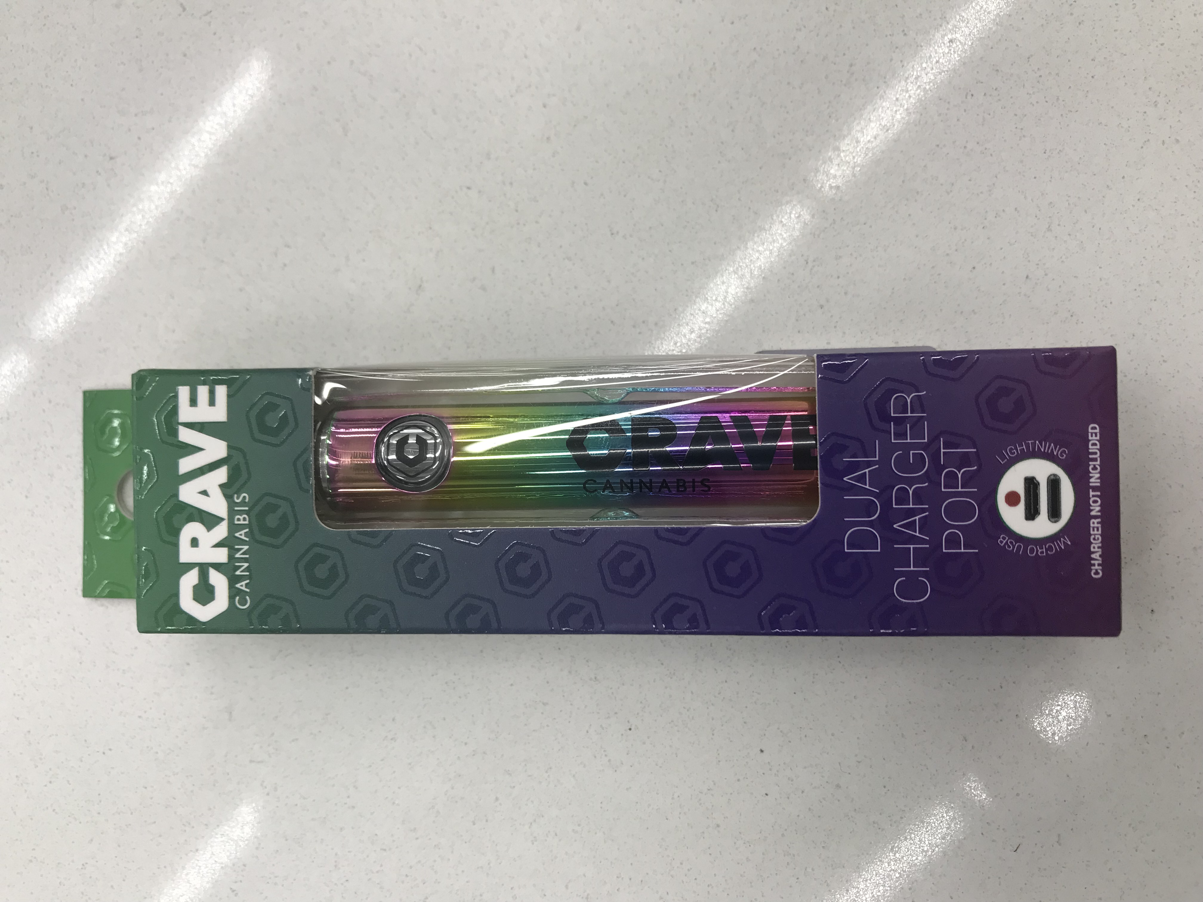 Photograph of product: CRAVE BATTERY RAINBOW