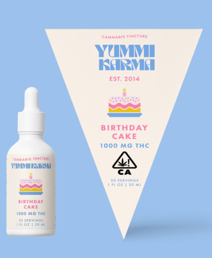 Photograph of product: YUMMI KARMA  1000MG TINCTURE - BIRTHDAY CAKE