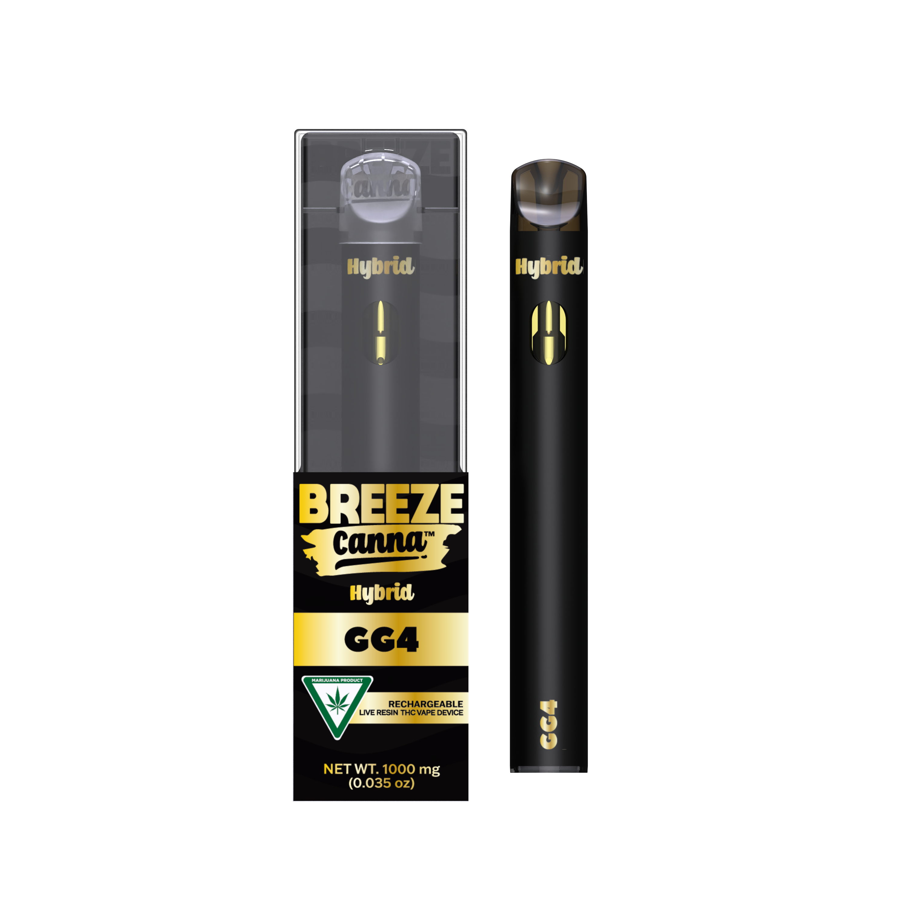 Photograph of product: GG4  - Hybrid Live Resin 1g PLUS Vape Device