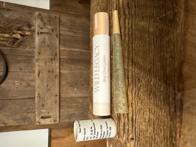 Photograph of Product: Wild Legacy Real Deal Gelato Pre-Rolls