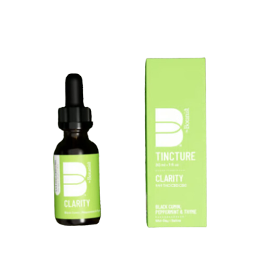 Photograph of product: The Botanist | Tincture | Clarity 1:1:1 TH-oui : CBD : CBG | 100mg